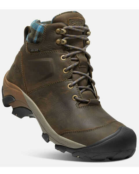Keen Men's Targhee II Winter Waterproof Boots, Brown, hi-res