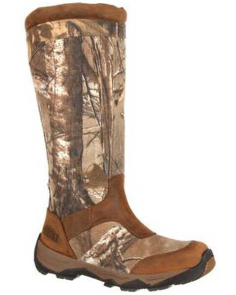 Image #1 - Rocky Men's Retraction Snake Proof Outdoor Boots - Soft Toe, Camouflage, hi-res