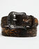 Image #1 - Tanner Mark Men's Jungle Tooled Leather Belt, Brown, hi-res