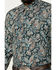 Image #3 - Cinch Men's Paisley Print Long Sleeve Button-Down Western Shirt, Dark Green, hi-res