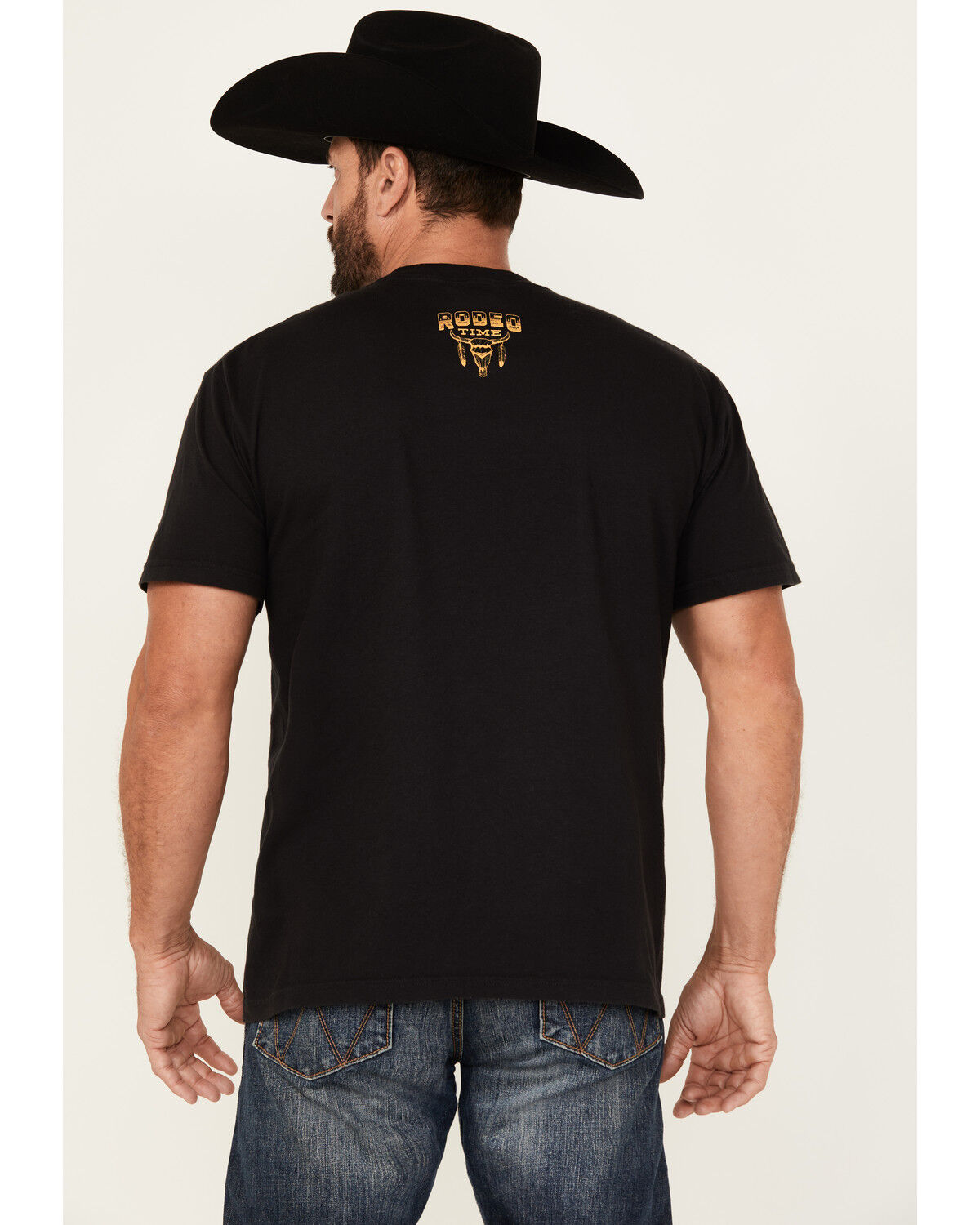 Image #4 - Rodeo Time Men's Rank Roller Short Sleeve Graphic T-Shirt, Black, hi-res