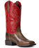 Image #1 - Ariat Women's Sable & Heart Throb West Bound Western Boot - Broad Square Toe, , hi-res