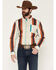 Image #1 - RANK 45&reg; Men's Georgia Line Southwestern Stripe Print Long Sleeve Button-Down Stretch Western Shirt, Ivory, hi-res