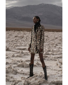 Show Me Your Mumu Women's Cheetah Sequin Blazer Dress, Multi, hi-res