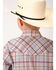 Roper Boys' Classic Tan Plaid Long Sleeve Western Shirt , Tan, hi-res