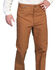 Image #2 - Wahmaker by Scully Men's Canvas Saddle Seat Pants, Brown, hi-res