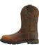 Image #2 - Ariat Men's Groundbreaker Pull On Work Boots - Steel Toe, Brown, hi-res