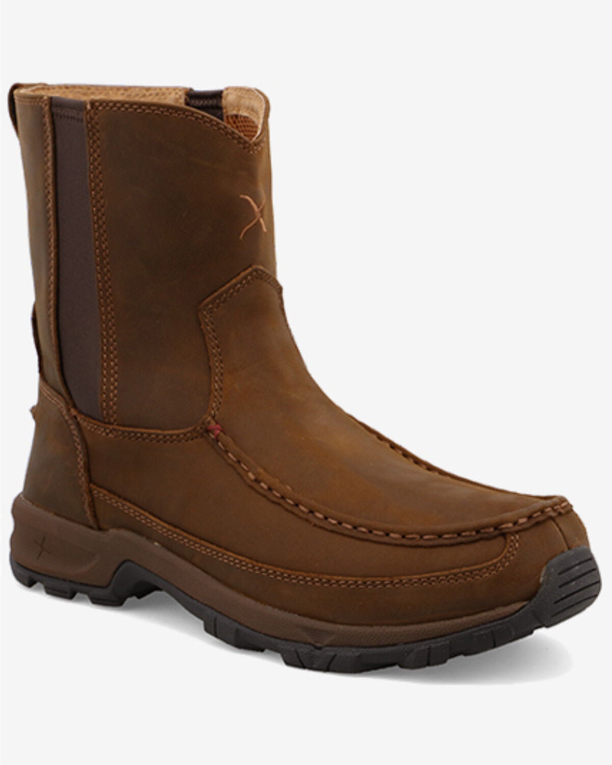 Image #1 - Twisted X Men's Pull On Hiker Boots - Soft Toe, Brown, hi-res
