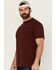Image #2 - Dark Seas Men's Boot Barn Exclusive Tumbleweed Short Sleeve Graphic T-Shirt, Burgundy, hi-res