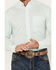 Image #3 - Ariat Men's Solid Slub Classic Fit Long Sleeve Button-Down Western Shirt - Tall, Mint, hi-res