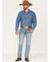 Image #3 - Rock & Roll Denim Men's Medium Wash Mid Rise Bootcut Jeans, Medium Wash, hi-res