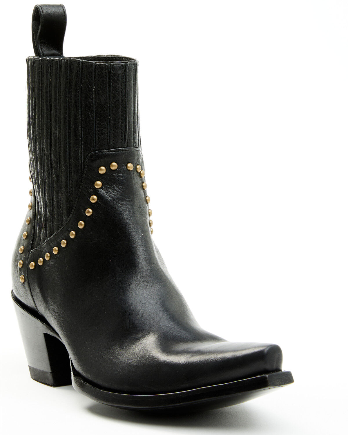 Image #1 - Old Gringo Women's Loren Western Booties - Snip Toe, Black, hi-res