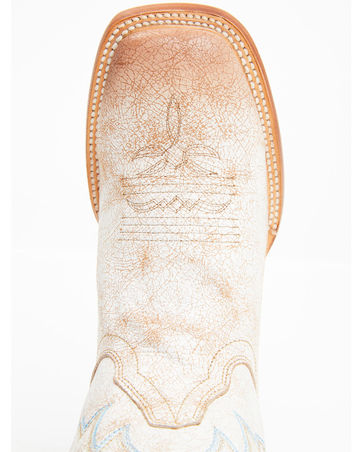 Image #6 - Shyanne Women's Sahara Western Boots - Broad Square Toe, Ivory, hi-res