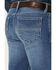 Image #4 - Cody James Men's Silverton Light Wash Stretch Relaxed Bootcut Jeans, Light Medium Wash, hi-res