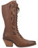 Image #2 - Dingo Women's San Miguel Lace-Up Western Boot - Snip Toe, Tan, hi-res