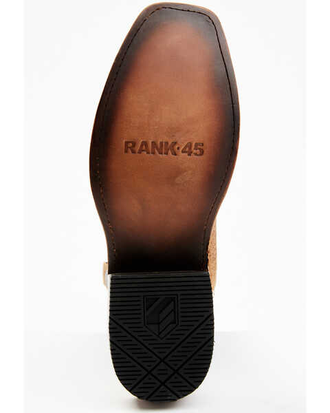 Image #7 - RANK 45® Men's Archer Western Boots - Square Toe, Blue, hi-res