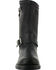Brothers & Sons Men's Engineer Motorcycle Boots - Round Toe, Black, hi-res