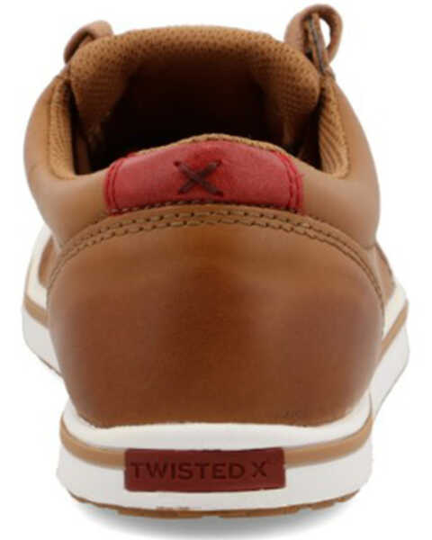 Image #5 - Twisted X Women's Burnished Leather Lace-Up Shoes - Moc Toe, Brown, hi-res