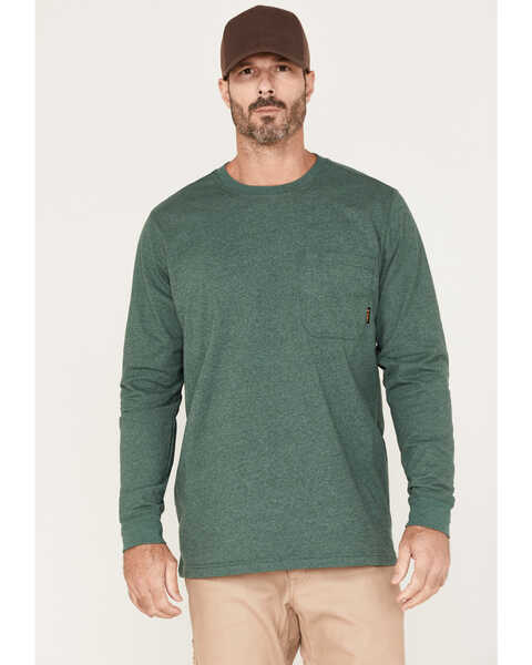 Hawx Men's Forge Work Pocket T-Shirt , Dark Green, hi-res