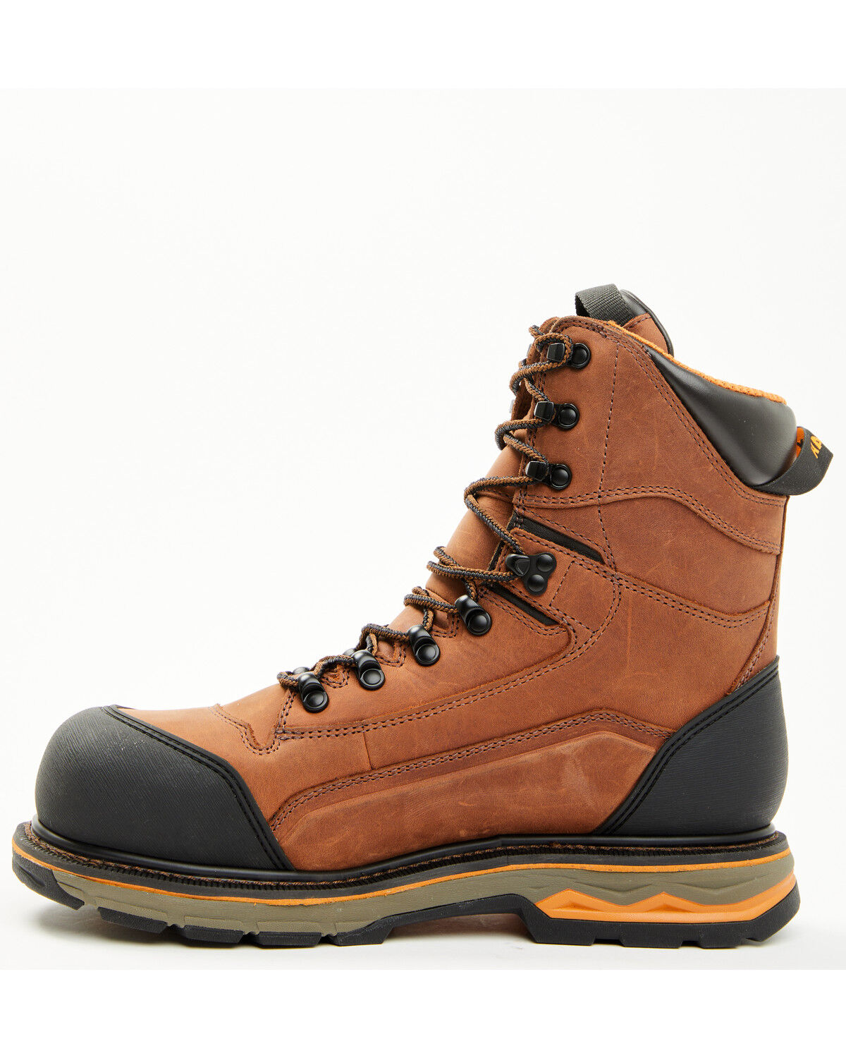 Image #3 - Hawx Men's 8" Enduro Waterproof 800G Insulated Work Boots - Composite Toe, Dark Brown, hi-res