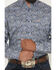 Image #3 - Ariat Men's Stoney Paisley Print Long Sleeve Button-Down Western Shirt - Big, Blue, hi-res