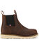 Image #2 - US Boot Men's Logan 6" Chelsea Work Boots - Composite Toe, Brown, hi-res