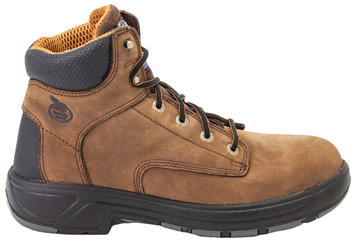 Image #2 - Georgia Boot Men's FLXpoint Waterproof 6" Work Boots - Composite Toe, Brown, hi-res