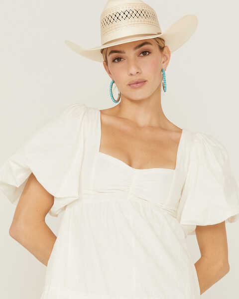 Image #2 - Show Me Your Mumu Women's Odette Midi Dress, White, hi-res