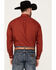 Image #4 - Ariat Men's Kaisen Print Long Sleeve Button-Down Western Shirt, Red, hi-res