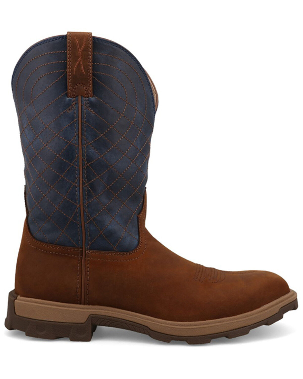 Image #2 - Twisted X Men's 11" UltraLite X™ Work Boots - Nano Toe, Brown, hi-res