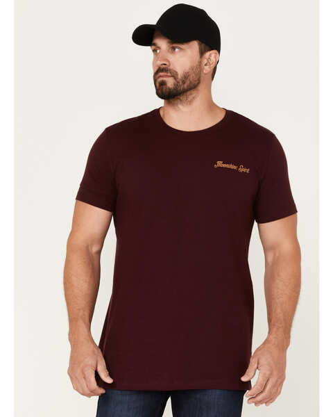 Image #1 - Moonshine Spirit Men's Oak Barrel Graphic Short Sleeve T-Shirt, Rust Copper, hi-res