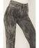 Image #2 - Wrangler Women's Wanderer Laser Acid Wash High Rise Distressed Flare Jeans, Black, hi-res