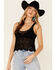 Image #1 - Very J Women's Crochet Sweater Knit Tank Top , , hi-res