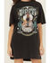 Image #3 - Rock & Roll Denim Women's Wild West Short Sleeve Mini Graphic T-Shirt Dress, Black, hi-res