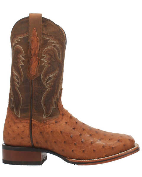 Image #2 - Dan Post Men's Brown Alamosa Western Boots - Broad Square Toe, Brown, hi-res