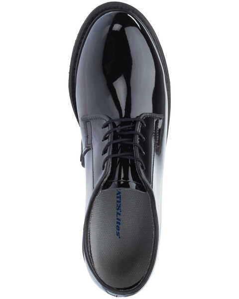 Image #6 - Bates Women's Lites High Gloss Oxford Shoes - Round Toe, Black, hi-res