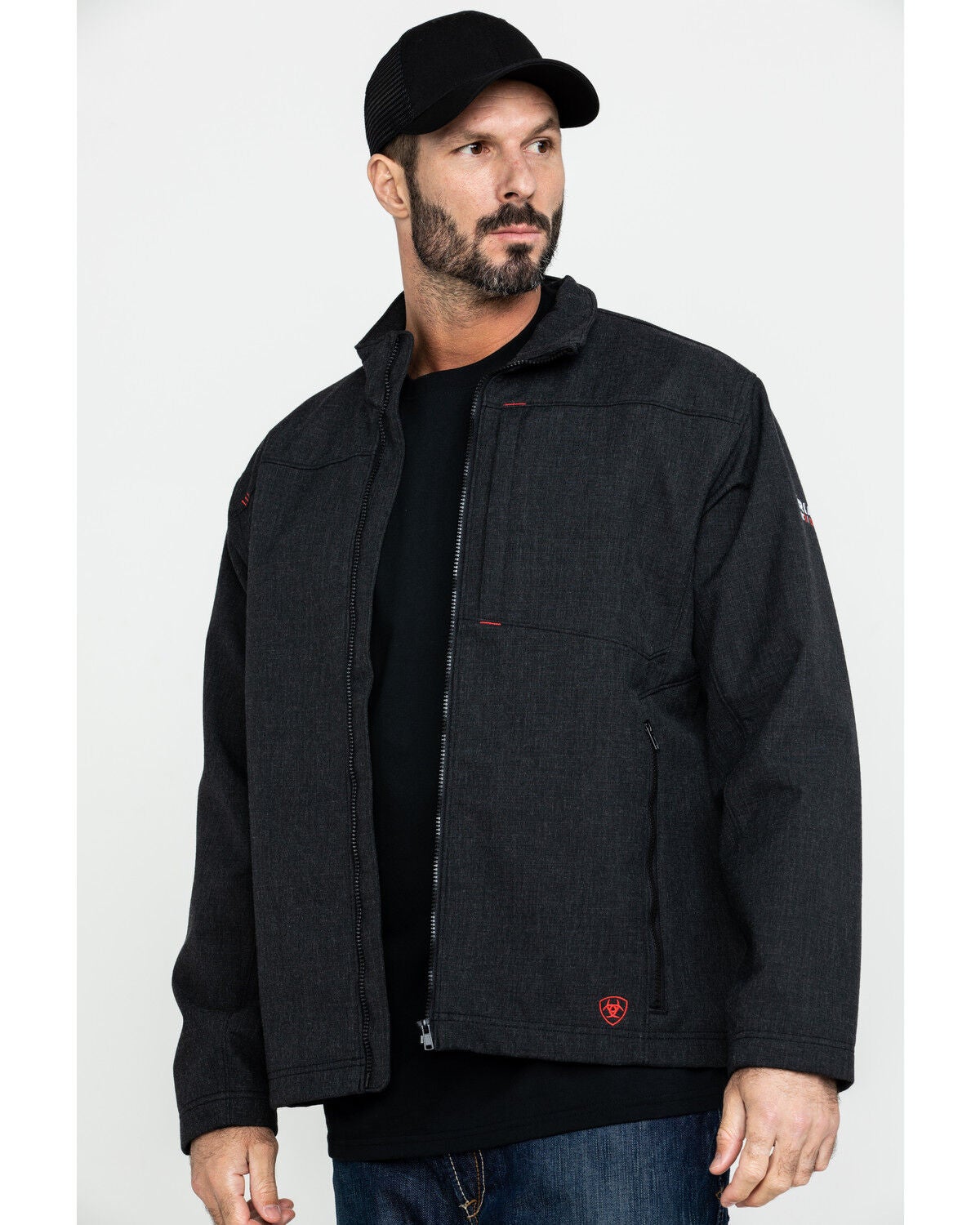 Ariat Men's FR Vernon Jacket - Big, Black, hi-res