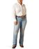 Image #5 - Ariat Women's Nebraska Light Wash Mid Rise Hope Stretch Bootcut Jeans - Plus, Light Wash, hi-res