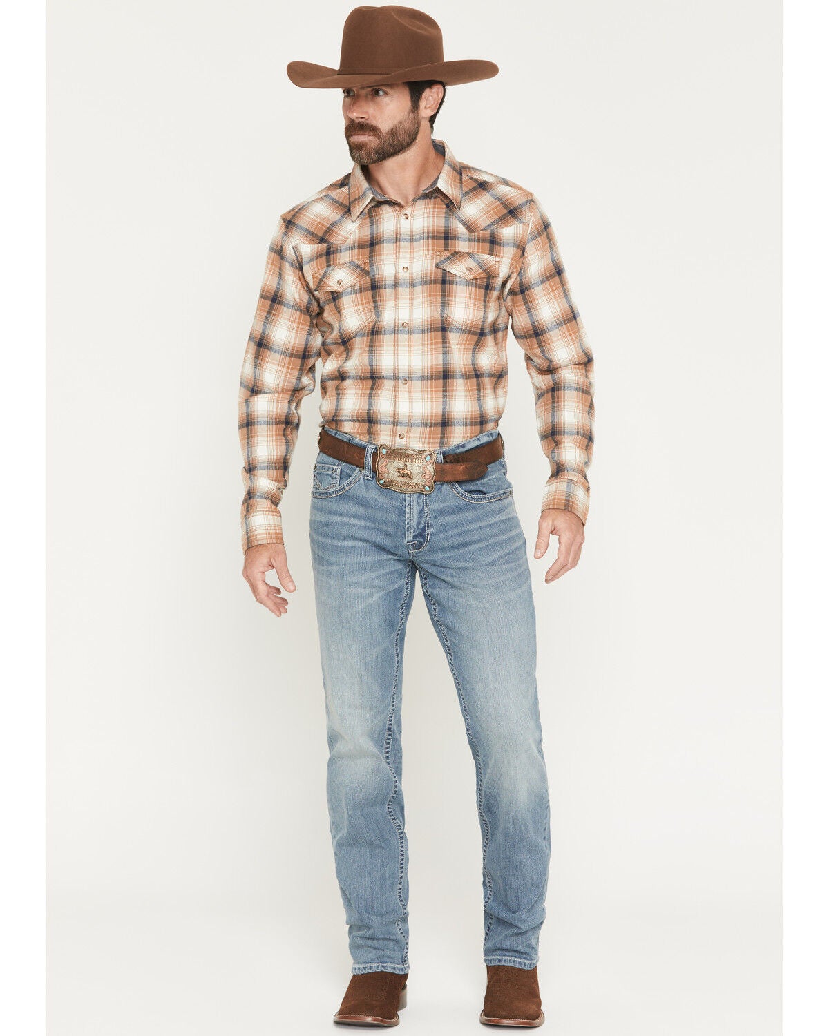 Image #1 - Cody James Men's Carter Wash Jackson Slim Straight Stretch Denim Jeans, Medium Wash, hi-res