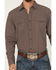 Image #3 - Gibson Trading Co Men's Mud Hole Geo Print Long Sleeve Snap Western Shirt, Brown, hi-res