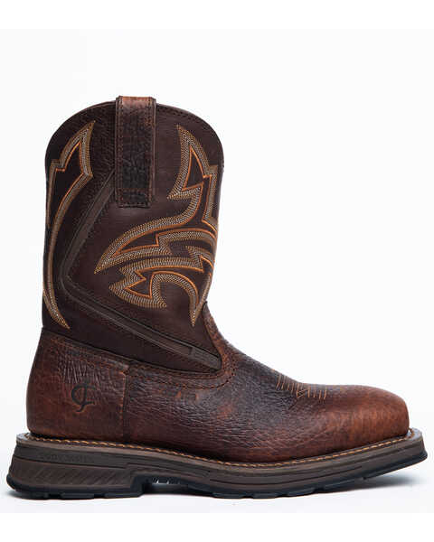 Image #2 - Cody James Men's ASE7 Disruptor Western Work Boots - Nano Composite Toe, Brown, hi-res