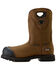 Image #2 - Ariat Men's Longview Shock Shield Waterproof Work Boots - Composite Toe, Brown, hi-res