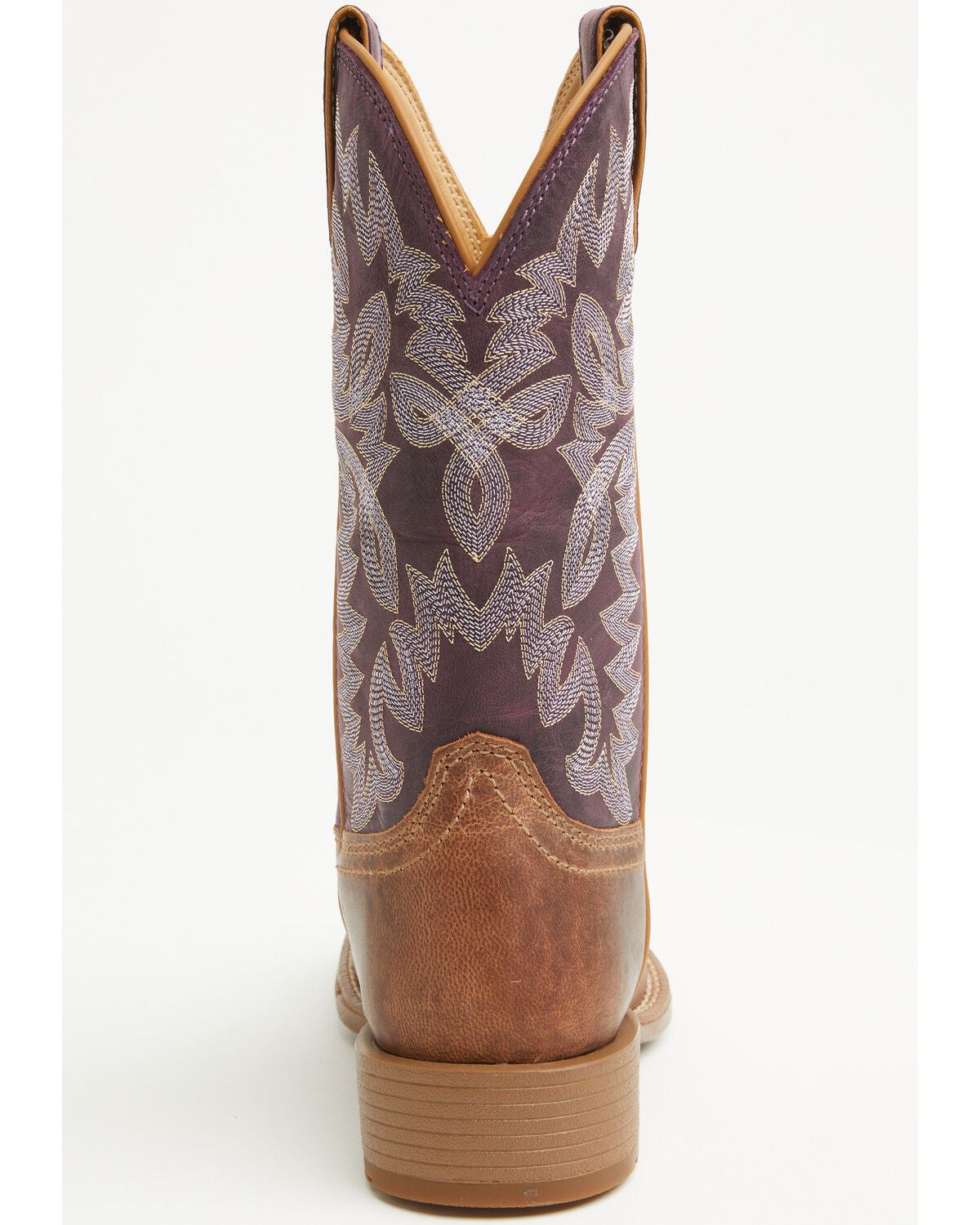 Image #5 - Justin Women's Ashtyn Performance Western Boots - Broad Square Toe, Tan, hi-res