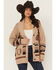 Image #1 - Wrangler Retro Women's Horse Cardigan, Brown, hi-res