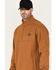 Image #2 - Hawx Men's 1/4 Zip Fleece Pullover, Rust Copper, hi-res