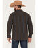 Image #4 - Moonshine Spirit Men's Colorado Southwestern Striped Long Sleeve Snap Western Shirt, Charcoal, hi-res