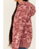 Image #3 - Ariat Girls' Printed Logo Hoodie, Mauve, hi-res