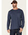Image #1 - Ariat Men's Rebar Workman Full Coverage Graphic Long Sleeve Work T-Shirt, Slate, hi-res