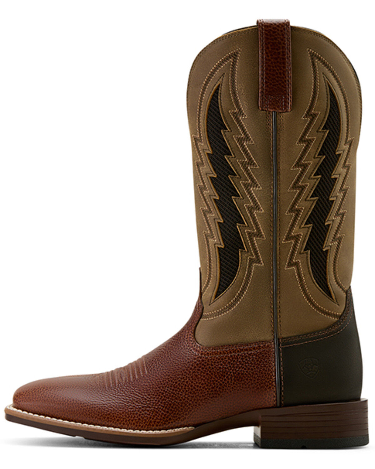 Image #2 - Ariat Men's Dakota VentTEK Performance Western Boots - Broad Square Toe, Brown, hi-res