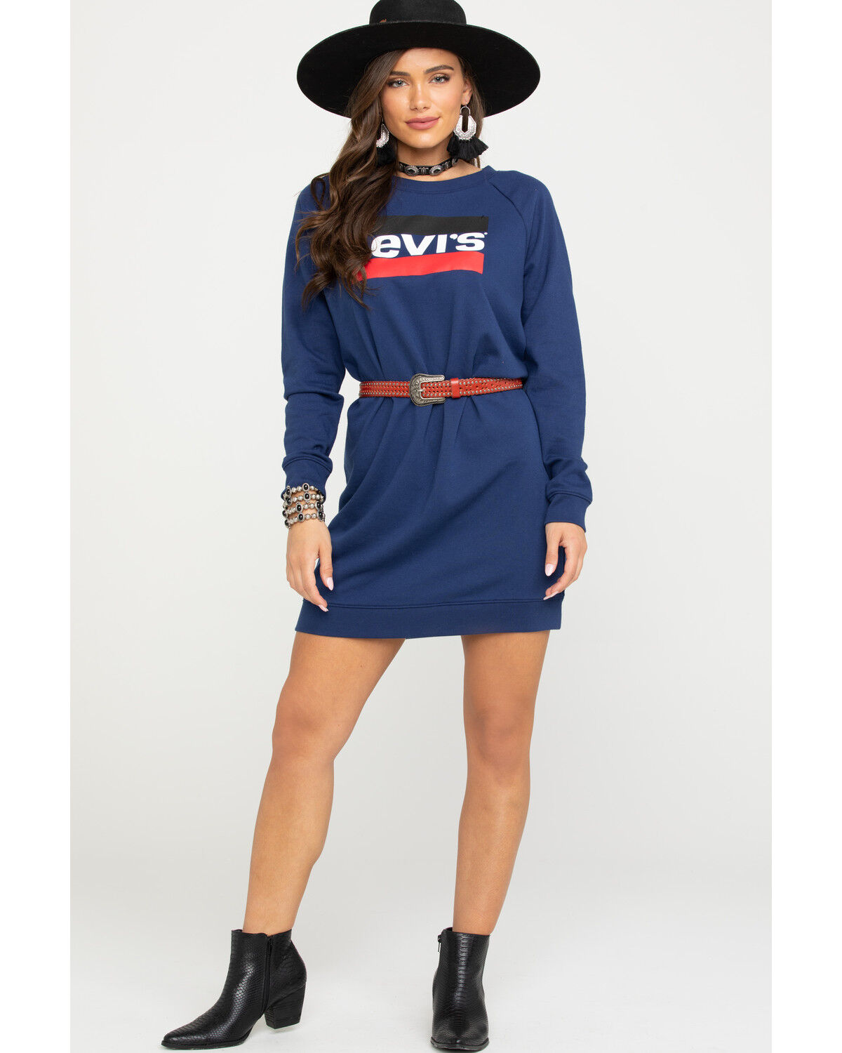 levi's sweatshirt dress